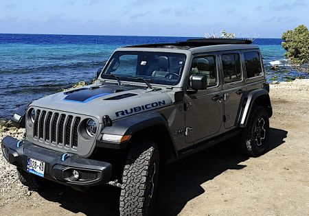 Jeep Wrangler Cabrio met elektrisch Sunroof Unlimited 4xe 380 Rubicon 